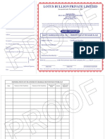 Proof: Lotus Bullion Private Limited