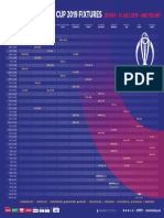 ICC Cricket World Cup 2019 Schedule PDF
