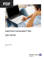 Opentouch Conversation Web User Manual