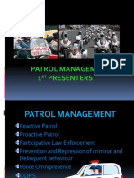 Patroll Management..group 1