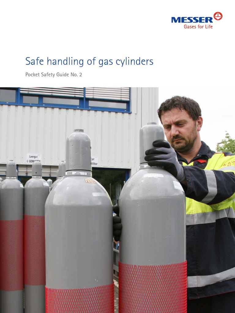 Safe Handling of Gas Cylinders Pocket Safety Guide No. 2 PDF Gases