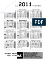 Calendario Laboral 2011