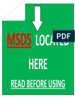 MSDS Available Signages