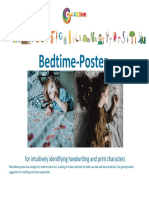 ABCDirect Bedtime-Poster for intuitively idetifying handwriting and print characters