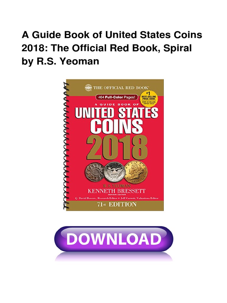 2018 Official Guide to U.S. Coins | PDF