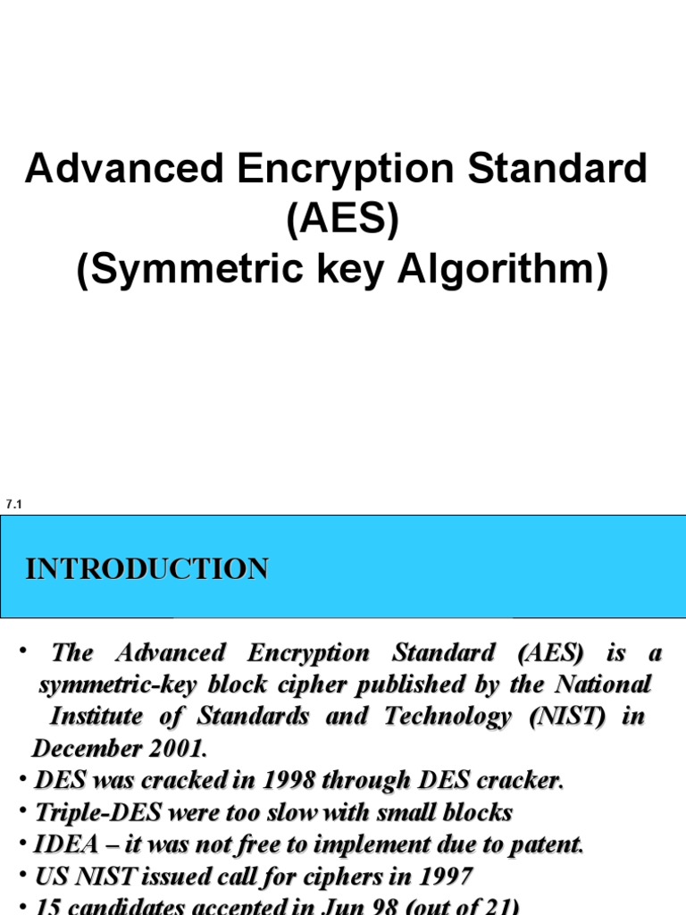 An In-Depth Guide to the Advanced Encryption Standard (AES): Principles ...