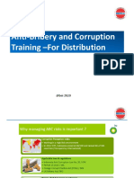 Anti-Bribery and Corruption Training