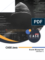 CASE Java Exam Blueprint: Page - 1 All Rights Reserved. Reproduction Is Strictly Prohibited