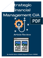 SFM CIA Article Review