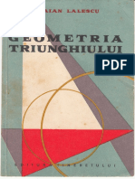 Geometria Triunghiului - T. Lalescu (1958)