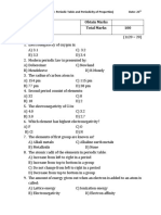 9th Class (Test Chemistry Chapter 2)