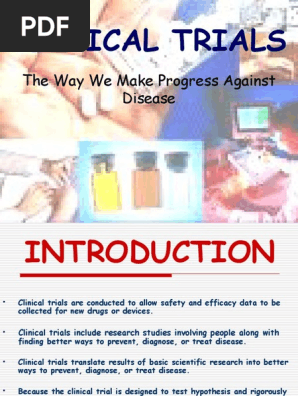 CLINICAL TRIALS