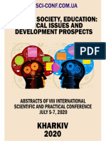 Science Society Education - Topical Issues and Development Prospects - 5 7.07.20
