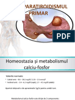 Hiperparatiroidismul si metabolismul calciu-fosfor