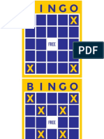 BINGO Patterns