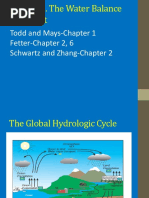 Todd and Mays-Chapter 1 Fetter-Chapter 2, 6 Schwartz and Zhang-Chapter 2