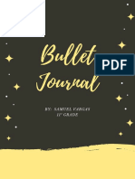 Bullet Journal: By: Samuel Vargas 11º GRADE