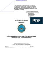 Department of Defense Handbook: Adhesive Bonding (Structural) For Aerospace and Other Systems, Requirements For