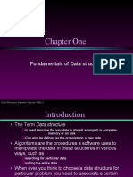 Chapter One: Fundamentals of Data Structure