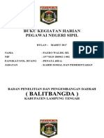 Buku Kegiatan Harian - Maret