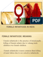 Presentation1 FEMALE INFANTICIDE