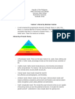 Maslow' S Hierarchy Abraham Maslow
