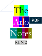 The Arlo Notes (Run 2)