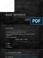 Basic Sentence