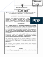 Decreto 1092 Del 3 de Agosto de 2020