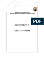 Experiment 2: CPD 30302 Pilot Plant Operation 2 JULY 2018