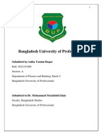 Bangladesh University of Professionals: Submitted By:anika Tasnim Haque