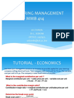 Tutorial - Economics Calculations PDF