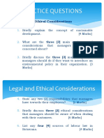Practice Questions: Legal and Ethical Considerations