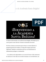 ¡Bienvenido A La Academia Santa Brígida! - Terror en Minutos PDF