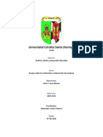 Ensayo Sobre Elementos Fundamentales para Formular y Diseñar Un Proyecto Educativo