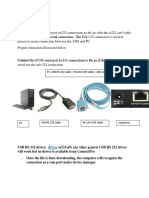 PC - USB RS 232 Cable - RS232 CAT5 Cable - ADS Serial Port: Driver