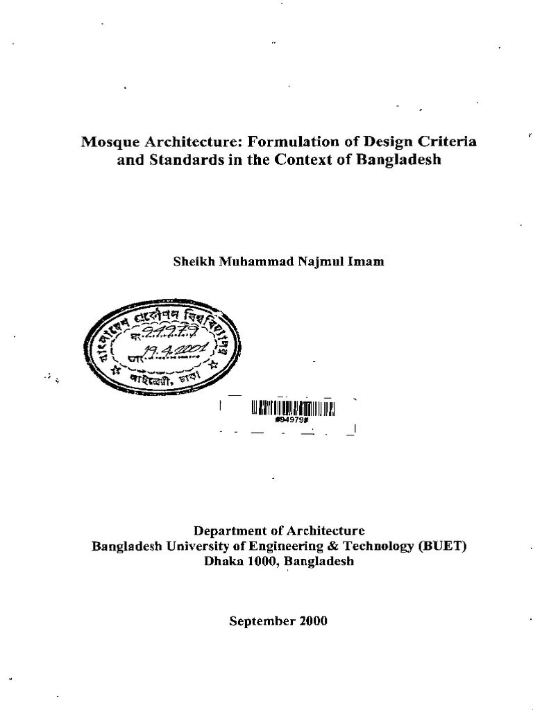 Full Thesis Pdf Mosque Sharia