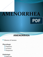 Amenorrhea 1