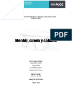 Menhir, Cueva y Cabaña PDF