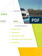 Autonomous Cars PPT - Review 1