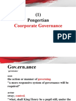 Pengertian: Coorporate Governance