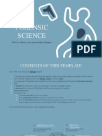 Forensic Science Thesis by Slidesgo