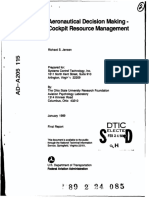 Aeronautical Decision Making - Cockpit Resource Management - R. S. Jensen 1989 PDF