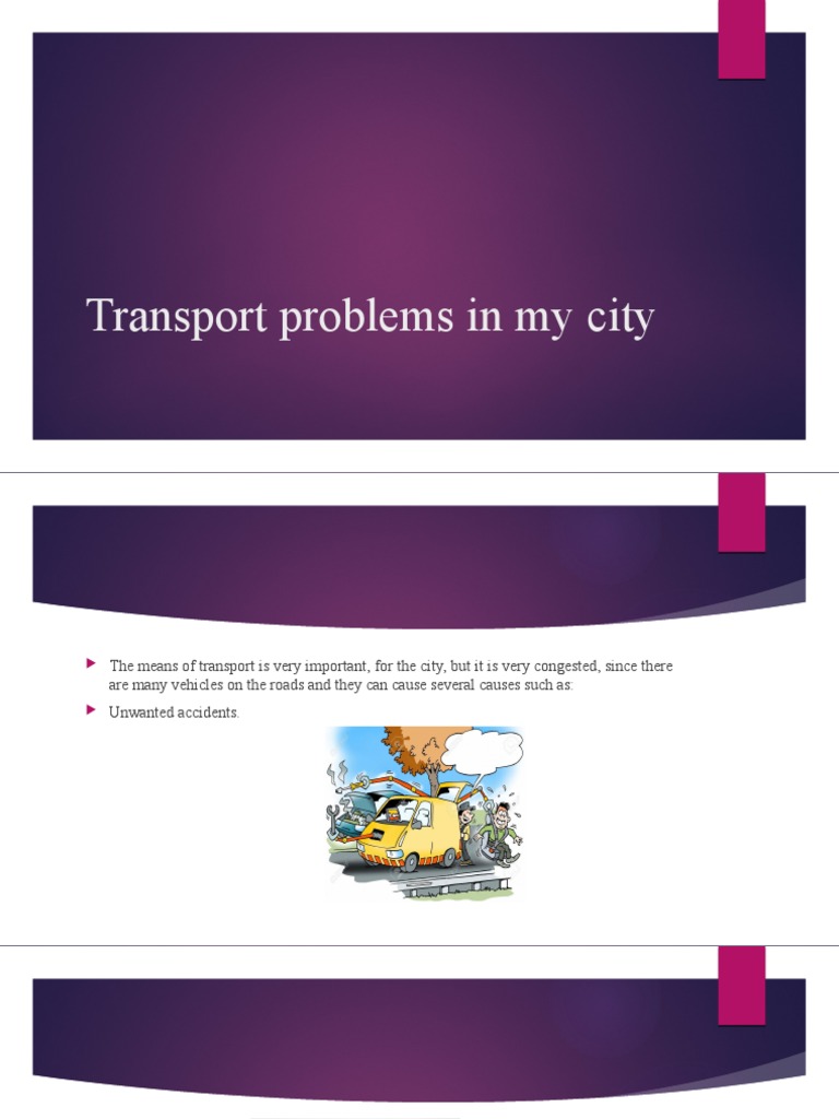 Transport Problems in My City | PDF