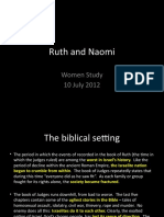 Ruth and Naomi: Women Study 10 July 2012