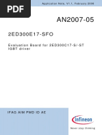 2 E D 3 0 0 E 1 7 - S F O: Evaluation Board For 2ED300C17-S/-ST IGBT Driver