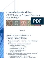Garuda Indonesia Airlines CRM Training Program Overview PACDEFF 2012