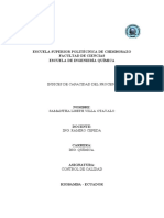 Indices de Capacidad Del Proceso