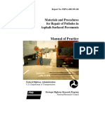 Repairing Asphelt Pavemant Material PDF
