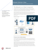 F5 Solutions For Vmware Horizon View: The Network Is A Critical Component